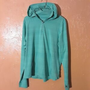 Tek Gear Womens Green Hooded Pullover Size Xl